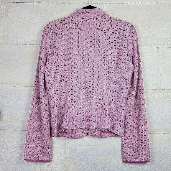 Pink Lace Women's Blazer - Picture 6 of 6